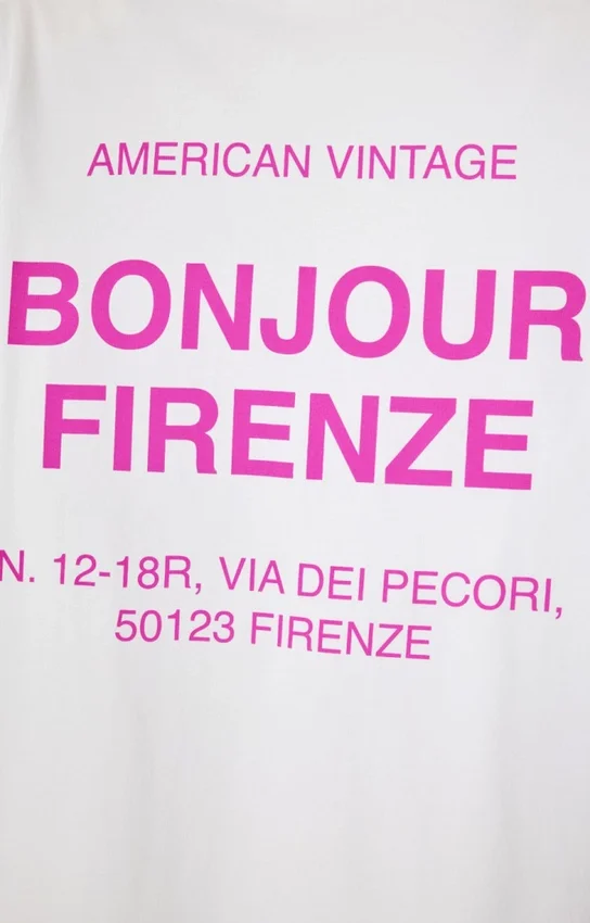 Unisex-T-shirt Firenze Artikelnummer: MFIZ25BFIRENZE